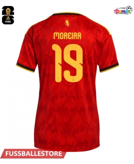 Günstige Belgien Diego Moreira #19 Heimtrikot Damen WM 2026 Kurzarm